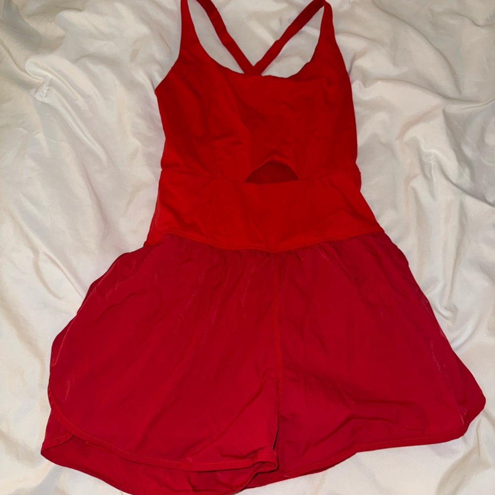 Amazon Women's Red Athletic Shorts